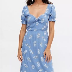 Billabong Love Letters Floral Midi Dress SZ XS